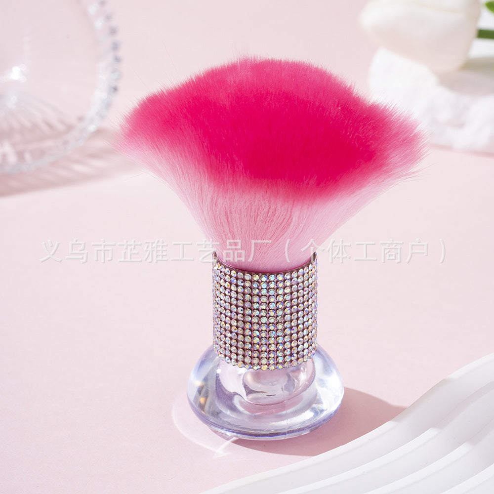 Wholesale Diamond mushroom head loose powder brush makeup brush cleaning brush tool blush brush nail art dust brush